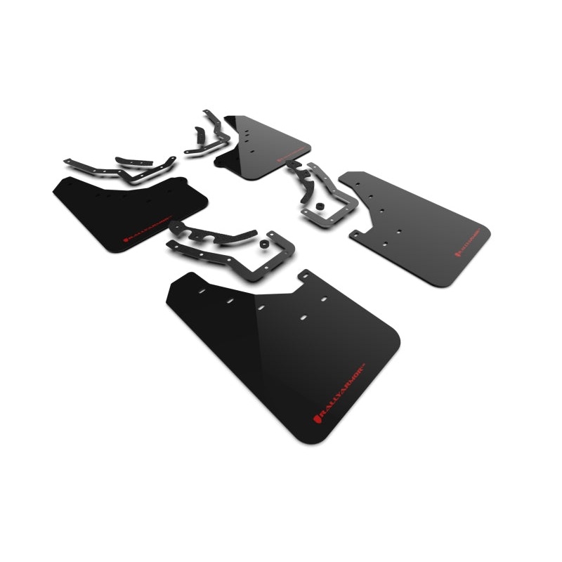 Rally Armor 24-25 Toyota Tacoma Gen 4 Black UR Mud Flap w/Red Logo