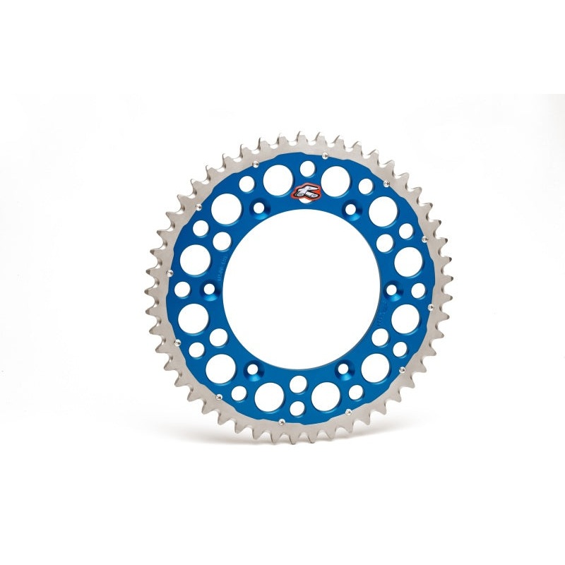 Renthal 02-23 Yamaha YZ 125/ YZ 250/F/X/ YZ450F Rear Twinring – Blue 520-49P Teeth