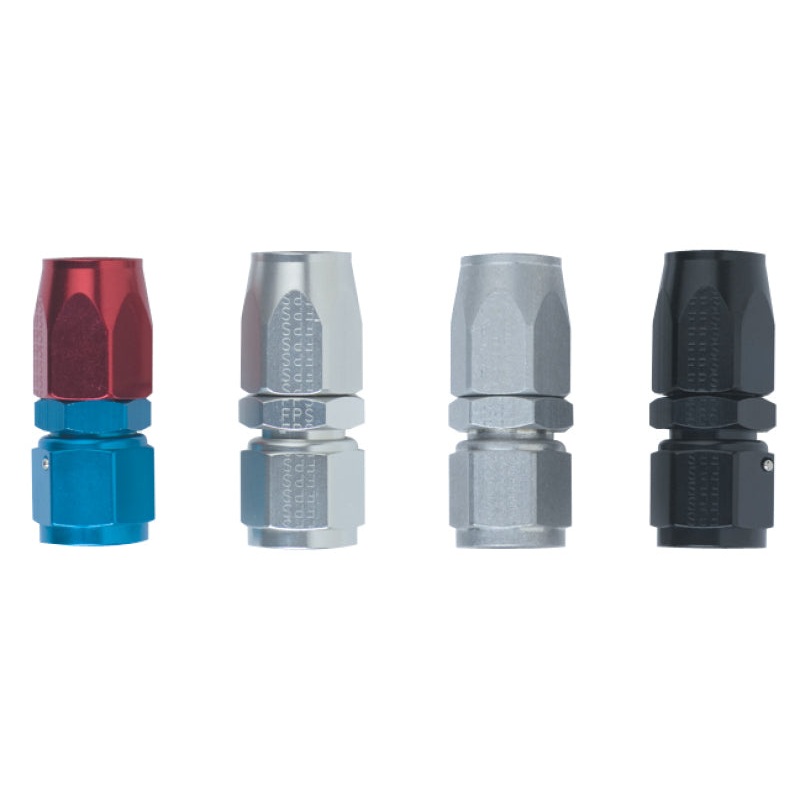 Fragola -10AN Straight Power Flow Hose End – Black