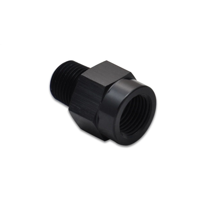 Vibrant 1/8in Male BSP to 1/8in Female NPT Adapter Fitting – Aluminum