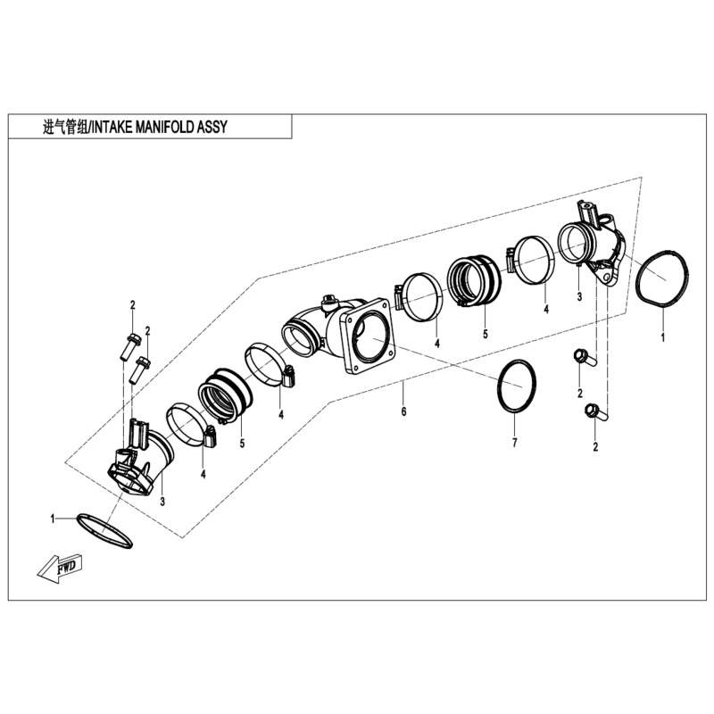 Intake Manifold Assembly by CF Moto