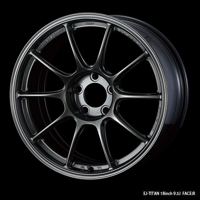 WedsSport TC105X AMF Wheel – 18×9.5 +25 | 5×114.3 | EJ Titan