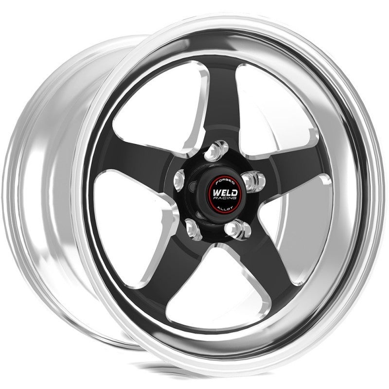 Weld S71 17×10.5 / 5x115mm BP / 5.7in. BS Black Wheel (High Pad) – Non-Beadlock