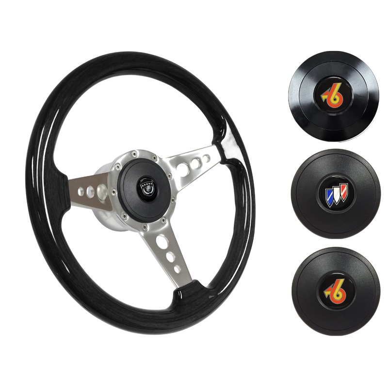 1969-89 Buick Steering Wheel Kit | Black Ash Wood | ST3075