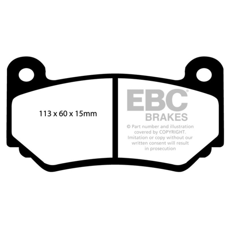 EBC AP Racing CP7600 Caliper Orangestuff Brake Pads