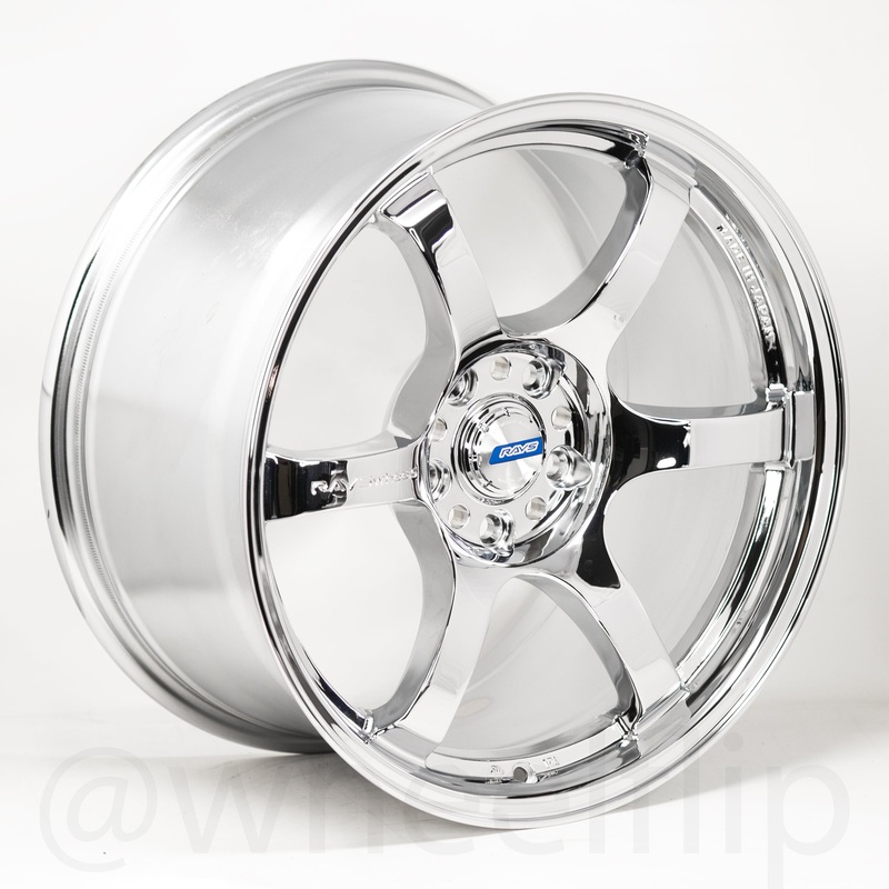 Gram Lights 57DR 18×9.5 +38 5×100 Chrome Plating (SET)