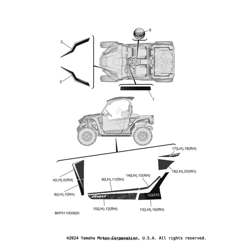 Graphic 8 (RH) by Yamaha