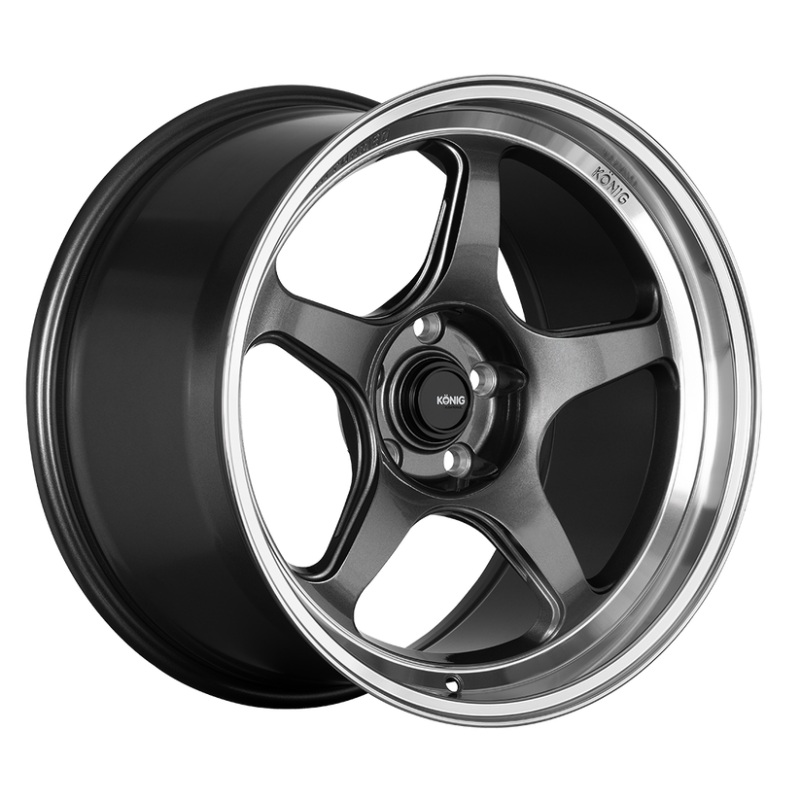 KONIG Hyperspec Wheel – 18×8.5A +42 | 5×112 | Anthracite Metallic w/ Machined Lip