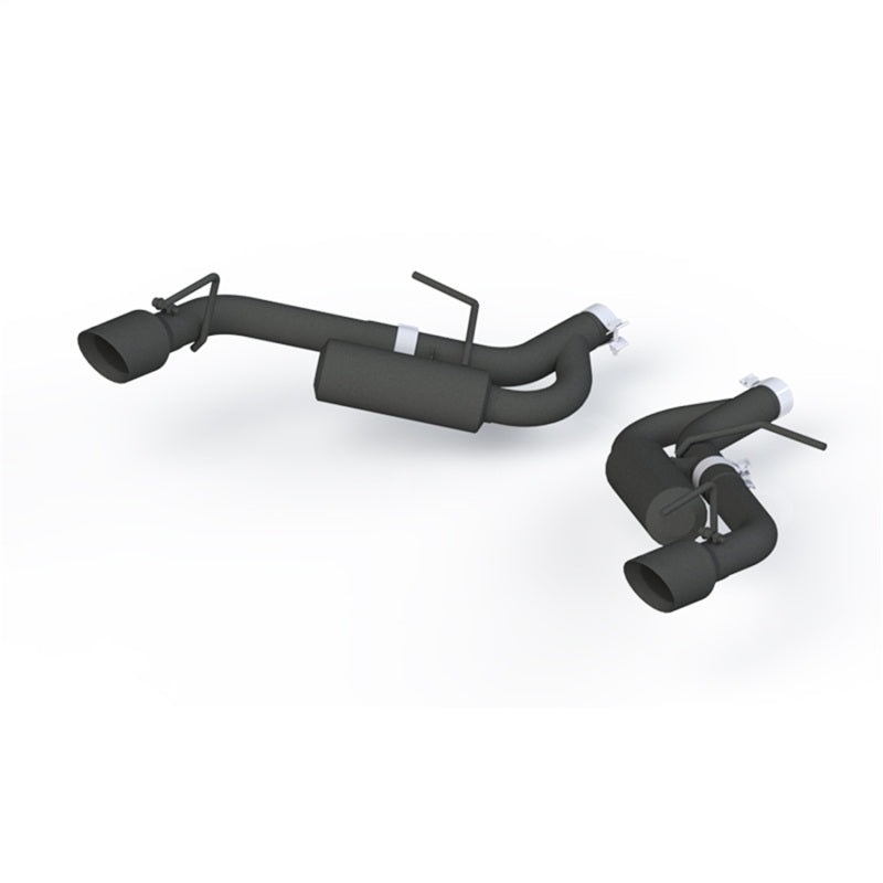 MBRP 16-19 Chevrolet Camaro 2.5in Black Coated Non NPP Axle Back Exhaust System – 4in Dual Wall Tips