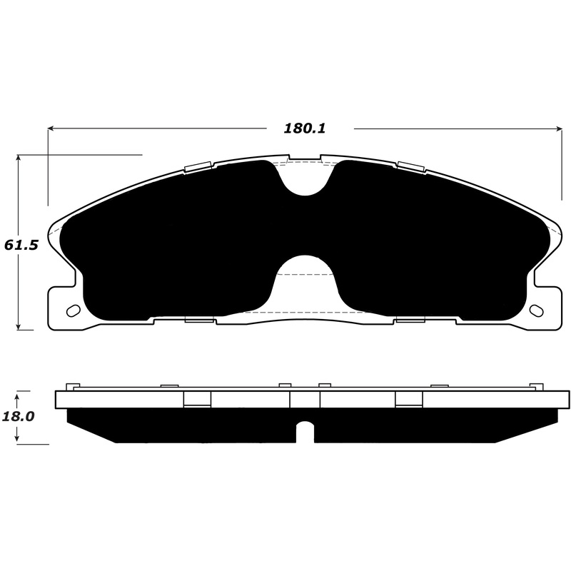 Porterfield Brake Pads for 2013 FORD EXPLORER Sport