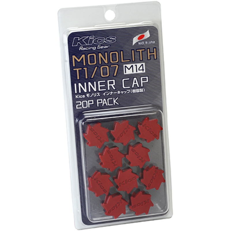 Project Kics M14 Monolith Cap – Red (Only Works For M14 Monolith Lugs) – 20 Pcs