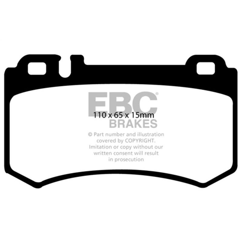 EBC 03-06 Mercedes-Benz CL55 AMG 5.4 Supercharged Redstuff Rear Brake Pads