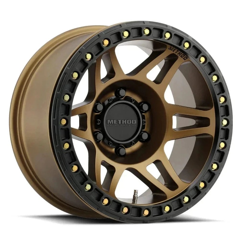 Method Race Wheels MR106 Beadlock 17″ 6×139.7 Method Bronze w/ Zinc Hardware Kit