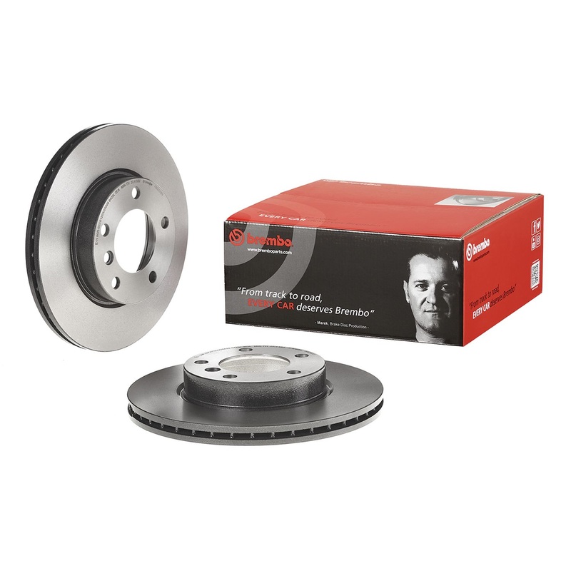 PRIME UV Coated Front Disc Brake Rotor – 09.5390.31