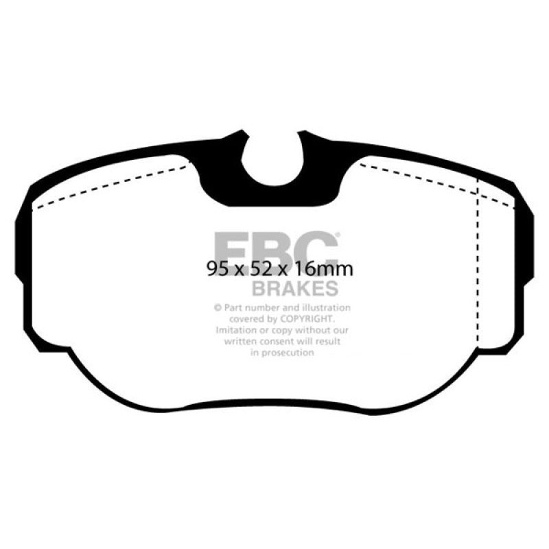 EBC 99-03 Land Rover Discovery (Series 2) 4.0 Greenstuff Rear Brake Pads