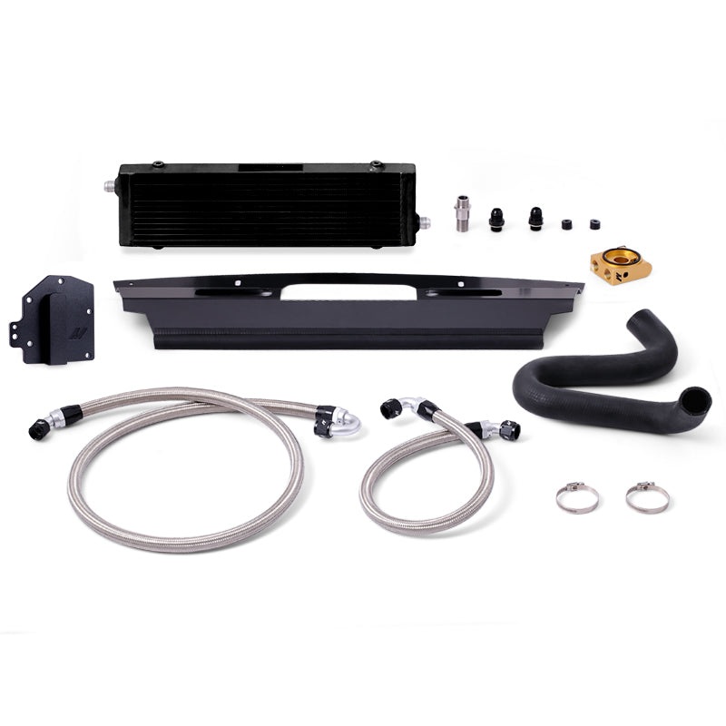 Mishimoto 15-17 Ford Mustang GT Right-Hand Drive Thermostatic Oil Cooler Kit – Black