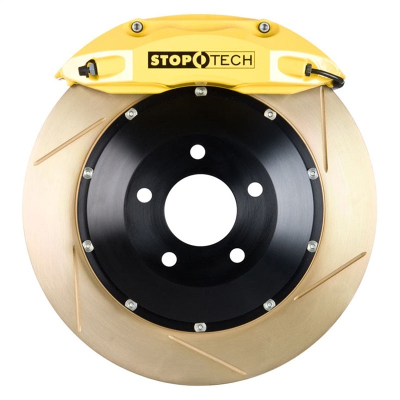 StopTech 06-08 Nissan 350z w/ Yellow ST-40 Calipers 355x32mm Zinc Slotted Rotors Front Big Brake Kit