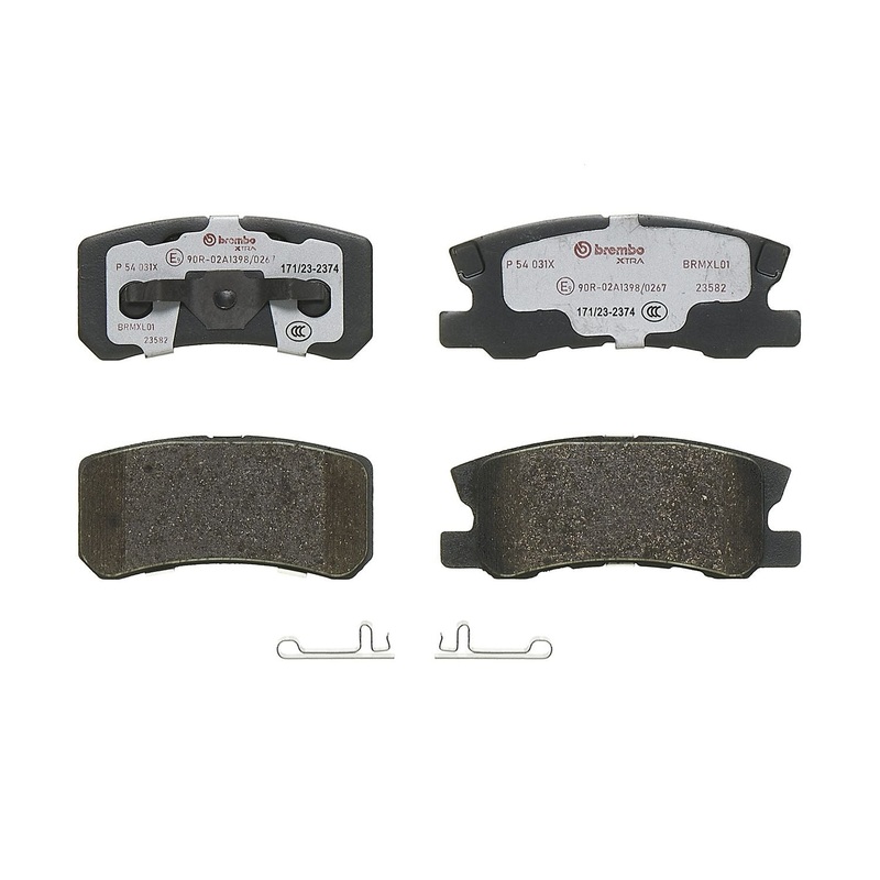 XTRA Low-Met Rear Disc Brake Pad Set – P54031X