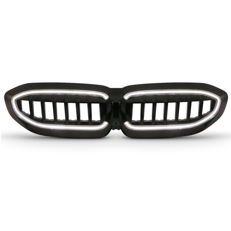 2019-2022 BMW 3 Series Nexum Series Black LED Grille W/ Ignition Initiation Feature & Running Light Bar