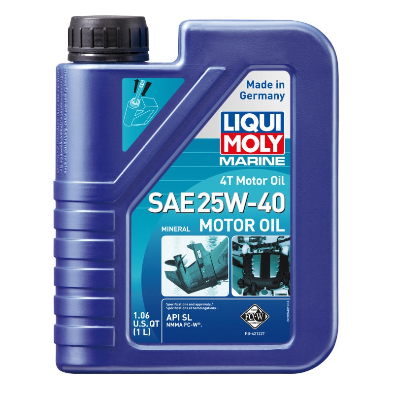 LIQUI MOLY 1L Marine 4T Motor Oil 25W40
