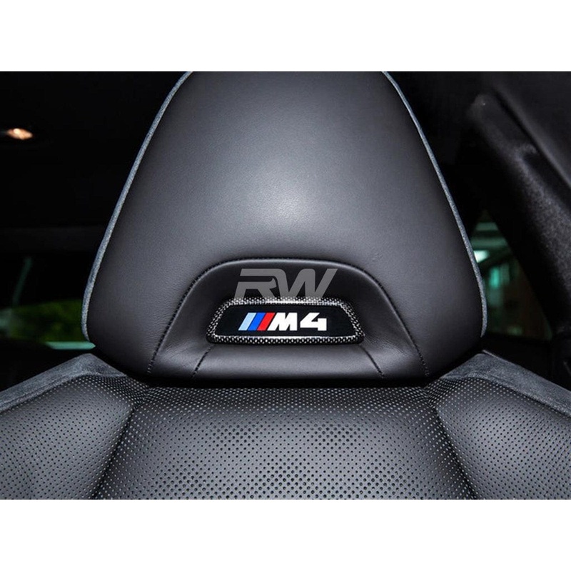 RW Carbon M Carbon Fiber Seat Emblem Cover – BMW