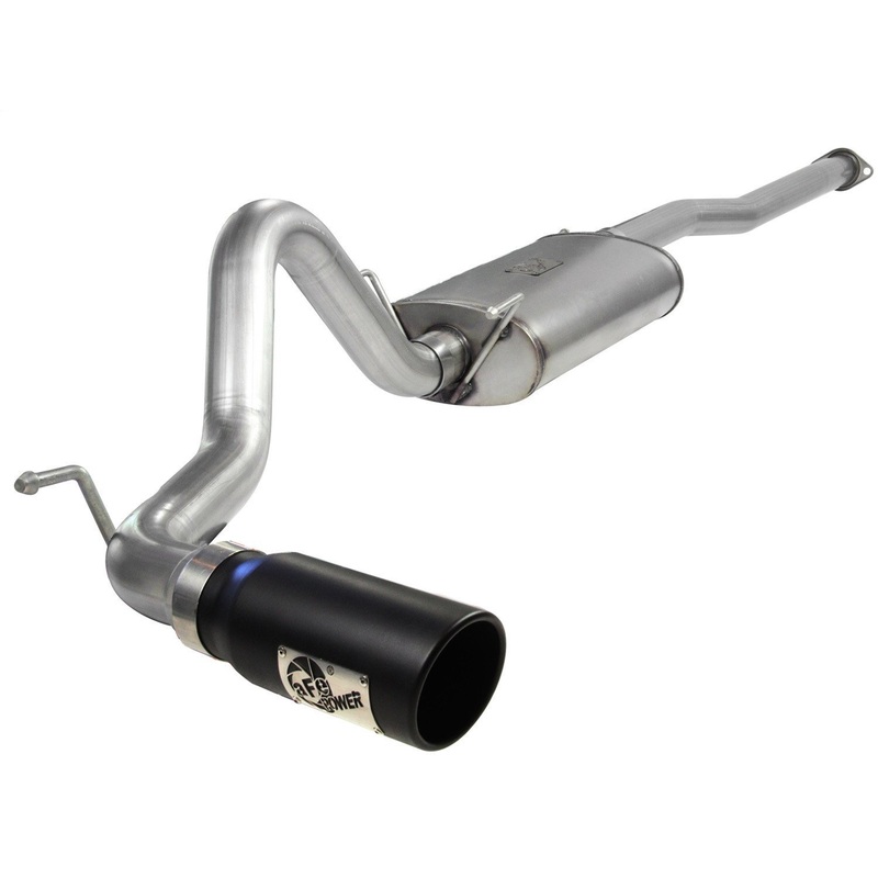 2013-2014 Toyota Tacoma V6-4.0L MACH Force-Xp 3″ Cat-Back Stainless Steel Exhaust System w/Black Tips by aFe Power (49-46022-B)