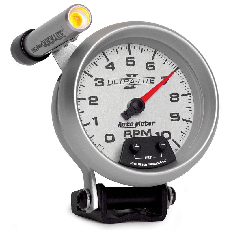 Auto Meter Ultra-Lite II 3-3/4″ Pedestal Tachometer (4990)