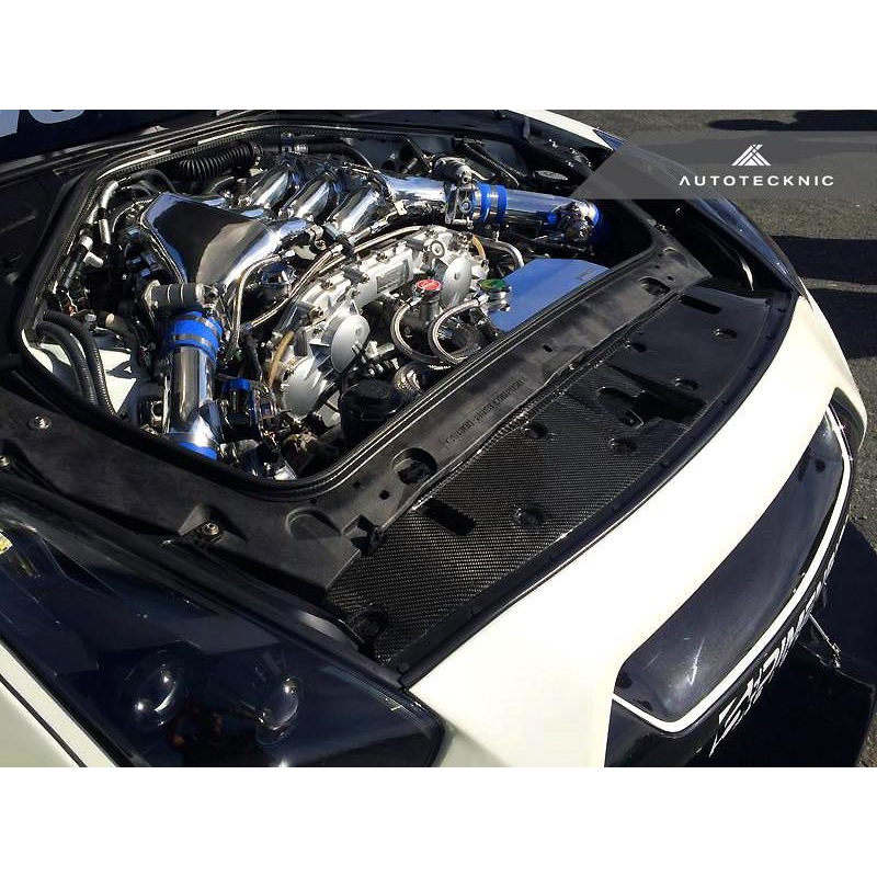 AutoTecknic Pre-Preg Dry Carbon Fiber Cooling Plate Nissan GT-R R35 09-20
