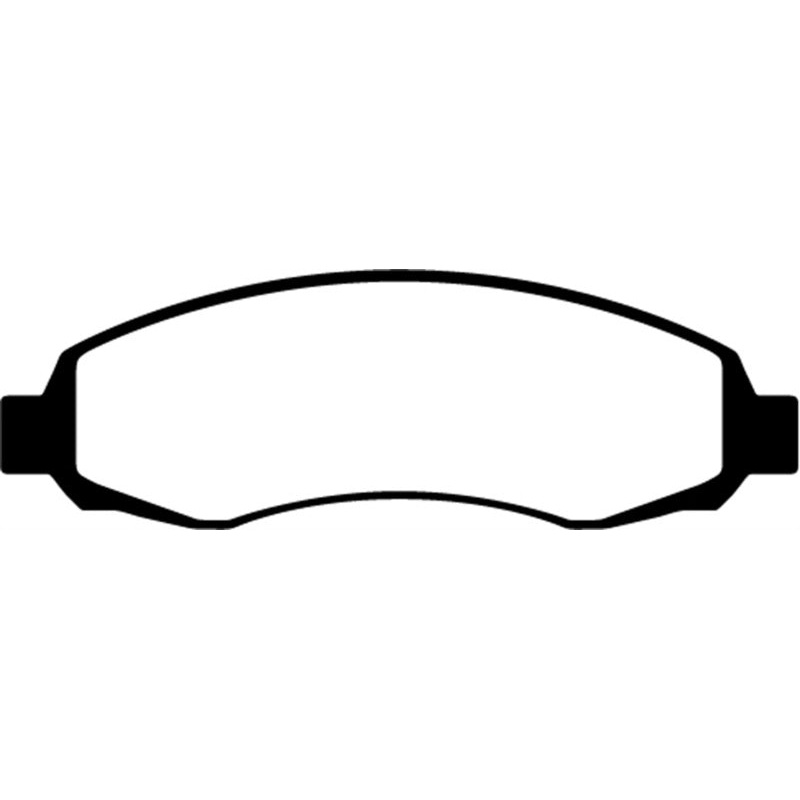 EBC 03-04 Dodge Dakota 2WD 3.7 Redstuff Front Brake Pads