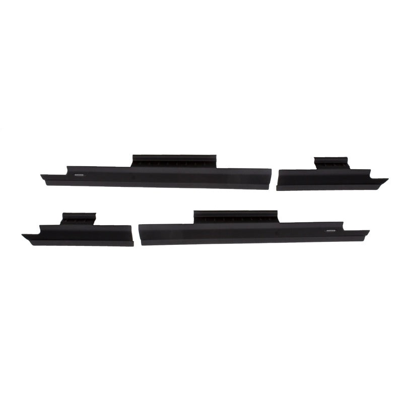 Bushwacker 2018 Jeep Wrangler Unlimited 4-Door Trail Armor Rocker Panel and Sill Plate Cover – Black