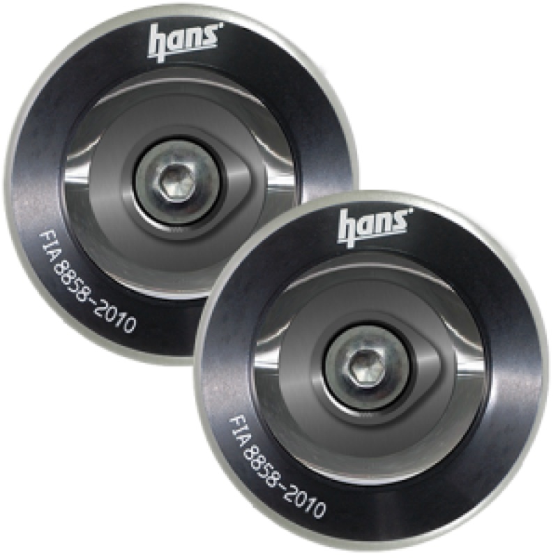 HANS Professional Post Clip Anchor SA Helmet Attachment Black