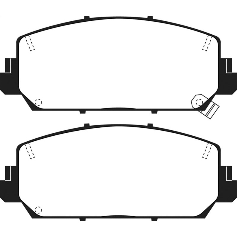 EBC 16+ Acura ILX 2.4 Redstuff Front Brake Pads