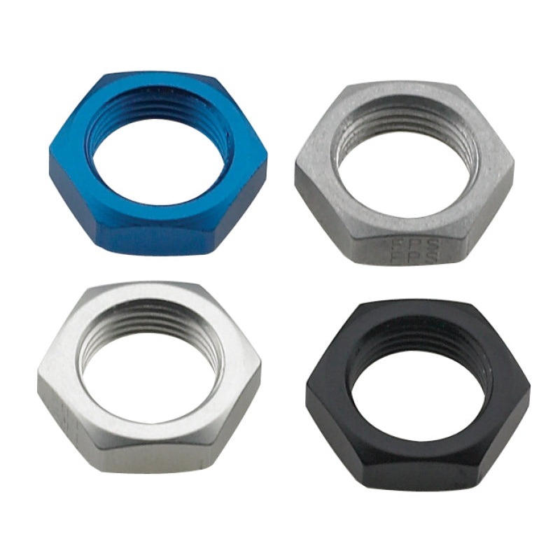 Fragola -6AN Bulkhead Nut – Black