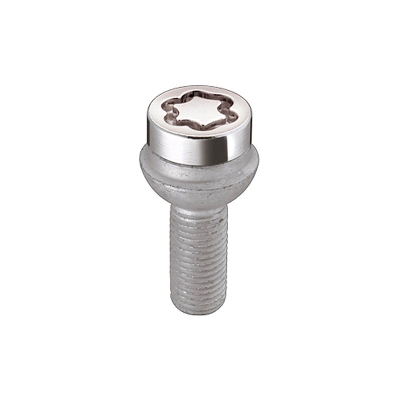 McGard Wheel Lock Bolt Set – 4pk. (Radius Seat) M14X1.5 / 17mm Hex / 45.0mm Shank Length – Chrome