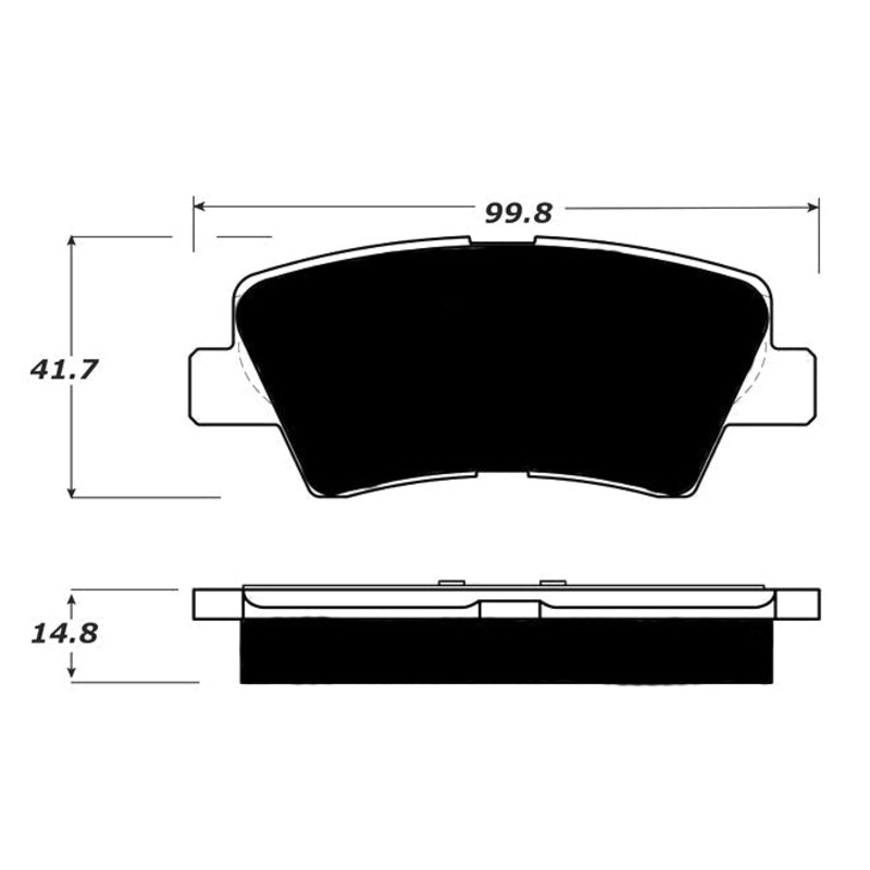 Porterfield Brake Pads for 2015 KIA FORTE SX