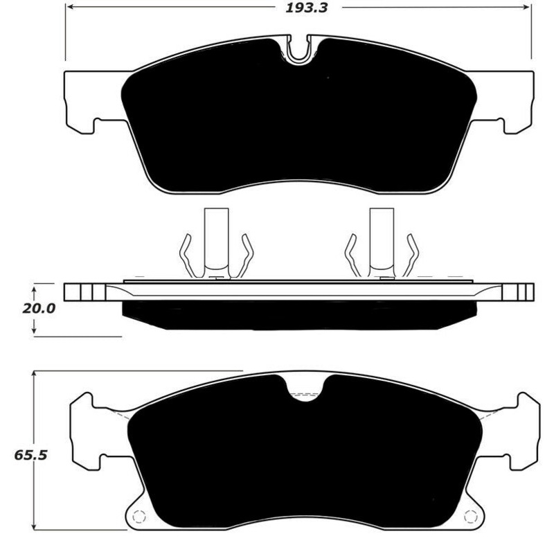 Porterfield Brake Pads for 2016 MERCEDES-BENZ GLE AMG (Except GLE450)