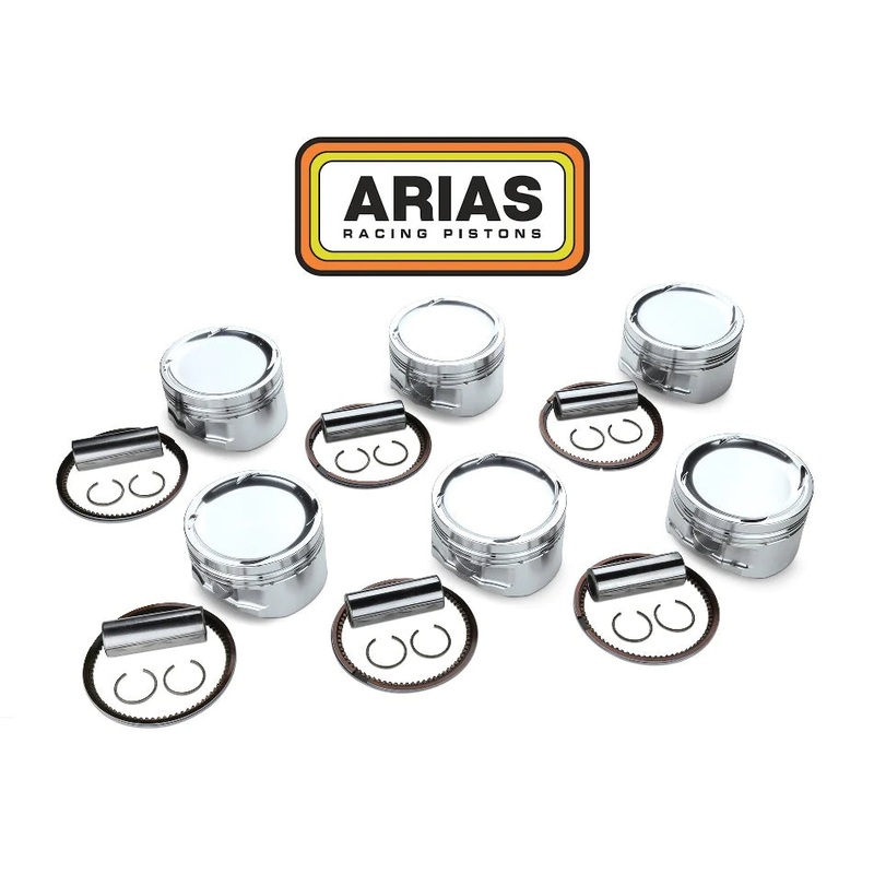 Arias Pistons Toyota Supra 2JZGTE 86.5mm CH 1.338 CR 11.0:1 TC 20 Gas