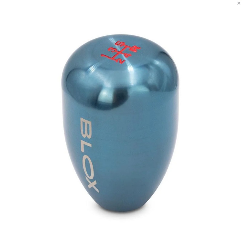 BLOX Racing 6-Speed Billet Shift Knob – Torch Blue 10×1.25mm