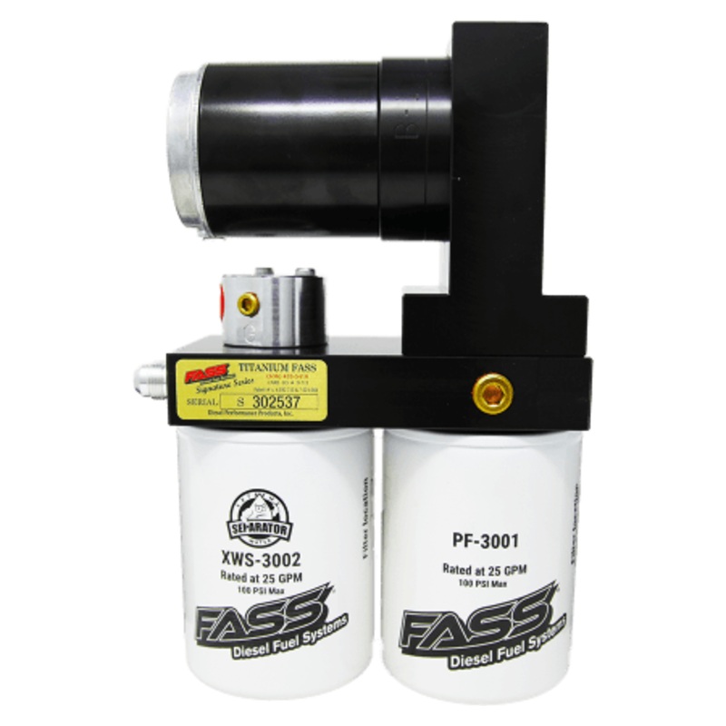 FASS Titanium Signature Series Diesel Fuel System 165GPH (8-10 PSI) for 2011-2014 GMC/Chevy Duramax 6.6L (TSC11165G)