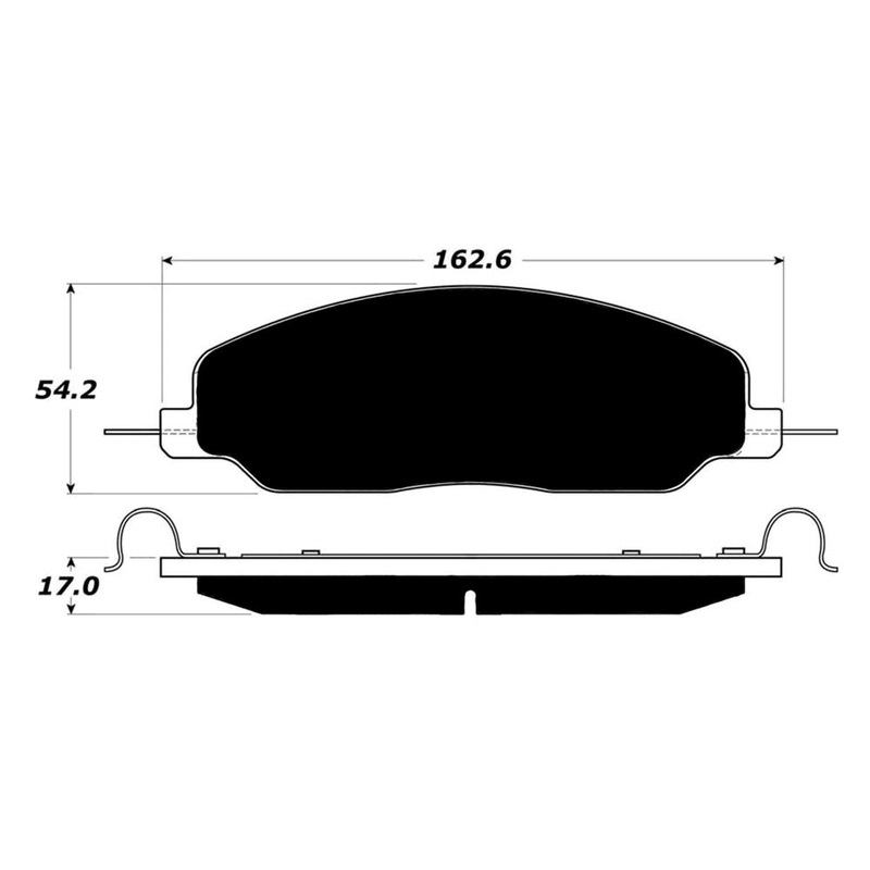 Porterfield Brake Pads for 2006 FORD MUSTANG V6