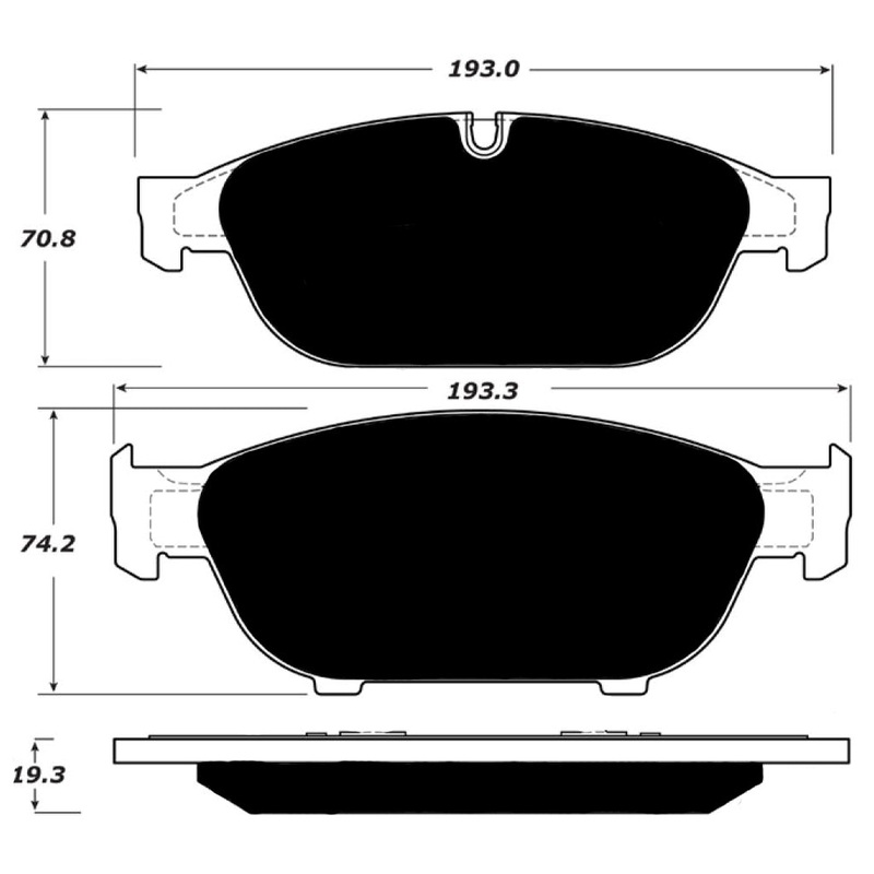 Porterfield Brake Pads for 2014 AUDI A7/A7 Quattro TFSI
