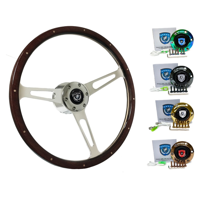 1989-04 Nissan GTR (R32) Steering Wheel Kit | Deluxe Espresso Wood | ST3553A