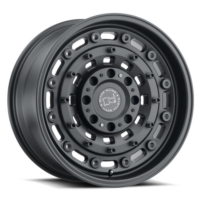 20×8.5 Black Rhino Arsenal Textured Matte Black Wheel