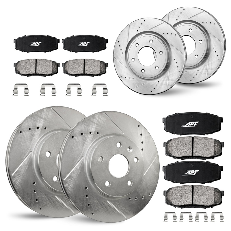 APF Full Brake Kit Rotors and Pads for Cadillac Escalade EXT 2008-2013