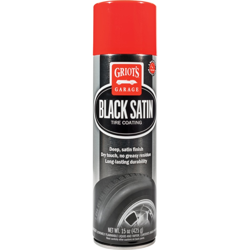 Griots Garage Black Satin Tire Coating – 15oz (Aerosol)
