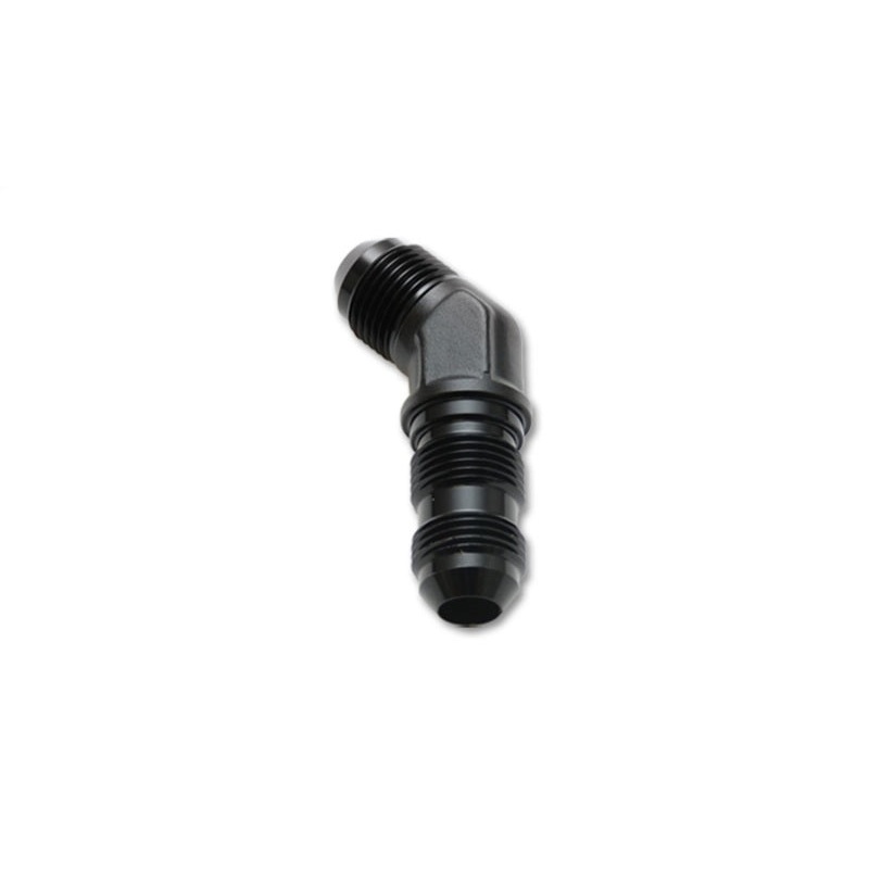Vibrant -16AN Bulkhead Adapter 45 Deg Elbow Fitting – Anodized Black