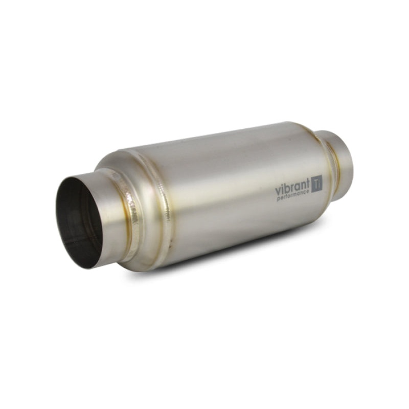 Vibrant Titanium Resonator 2.5in. Inlet / 2.5in. Outlet x 12in. Long