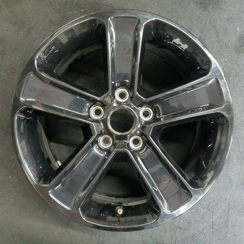 18″ WRANGLER 19-20 18×7.5 5 spoke straight spoke opt WBS gloss black Original OEM Wheel Rim