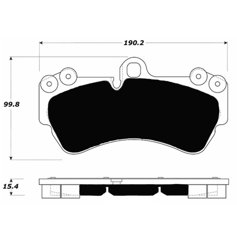 Porterfield Brake Pads for 2010 PORSCHE CAYENNE w/330mm Front Rotor