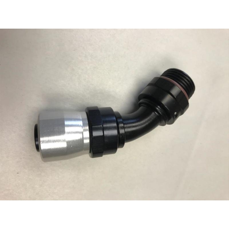 Fragola -16AN x 45 Degree Sport Crimp Hose End